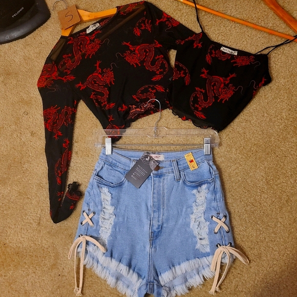 Crop top set - Picture 1 of 6